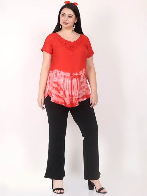 Plus Size Scoop Neck Top