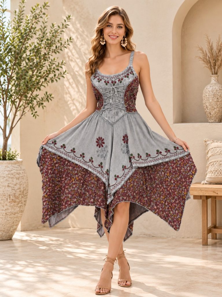 Handkerchief Hem Dress